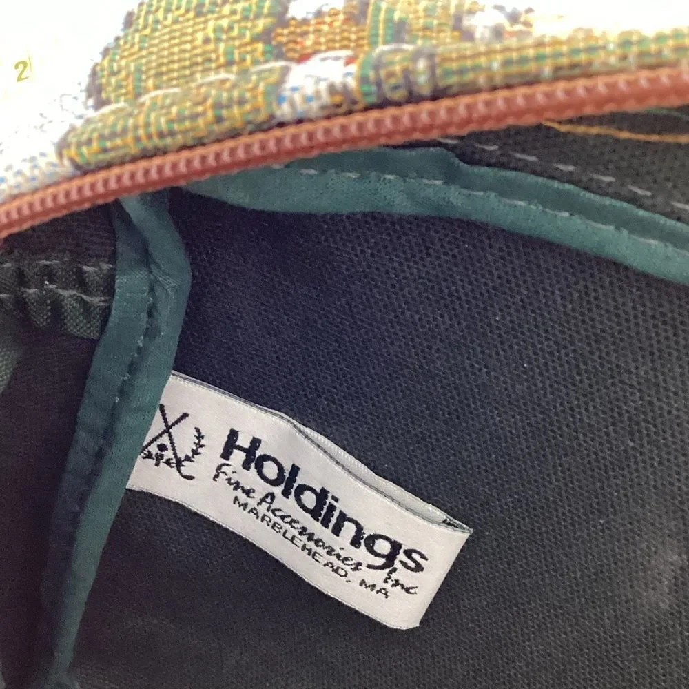 Holdings Brand Golf Theme Tapestry Bag With Side Clip Golf Ball Bag